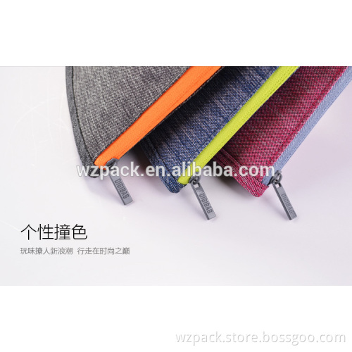 Hot Selling OEM RFID Snow Tafta Long Wallet Custom Jean Card Holder Travel Wallet Travel Ticket Wallets WZ-1010